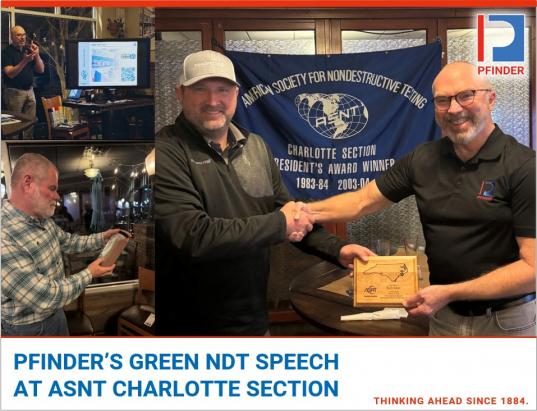 GREEN NDT speech at the ASNT Charlotte Section